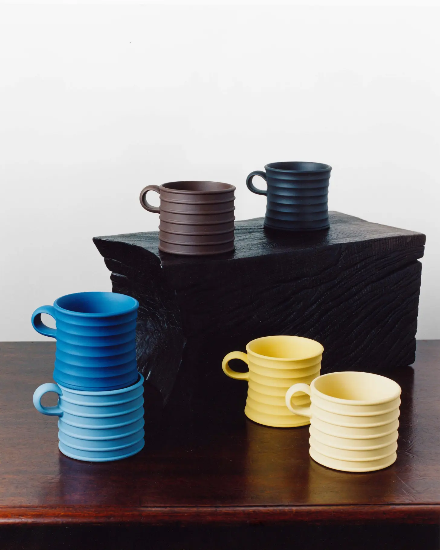 Detail shot of Jasperware raised relief pattern on a Volume II piece