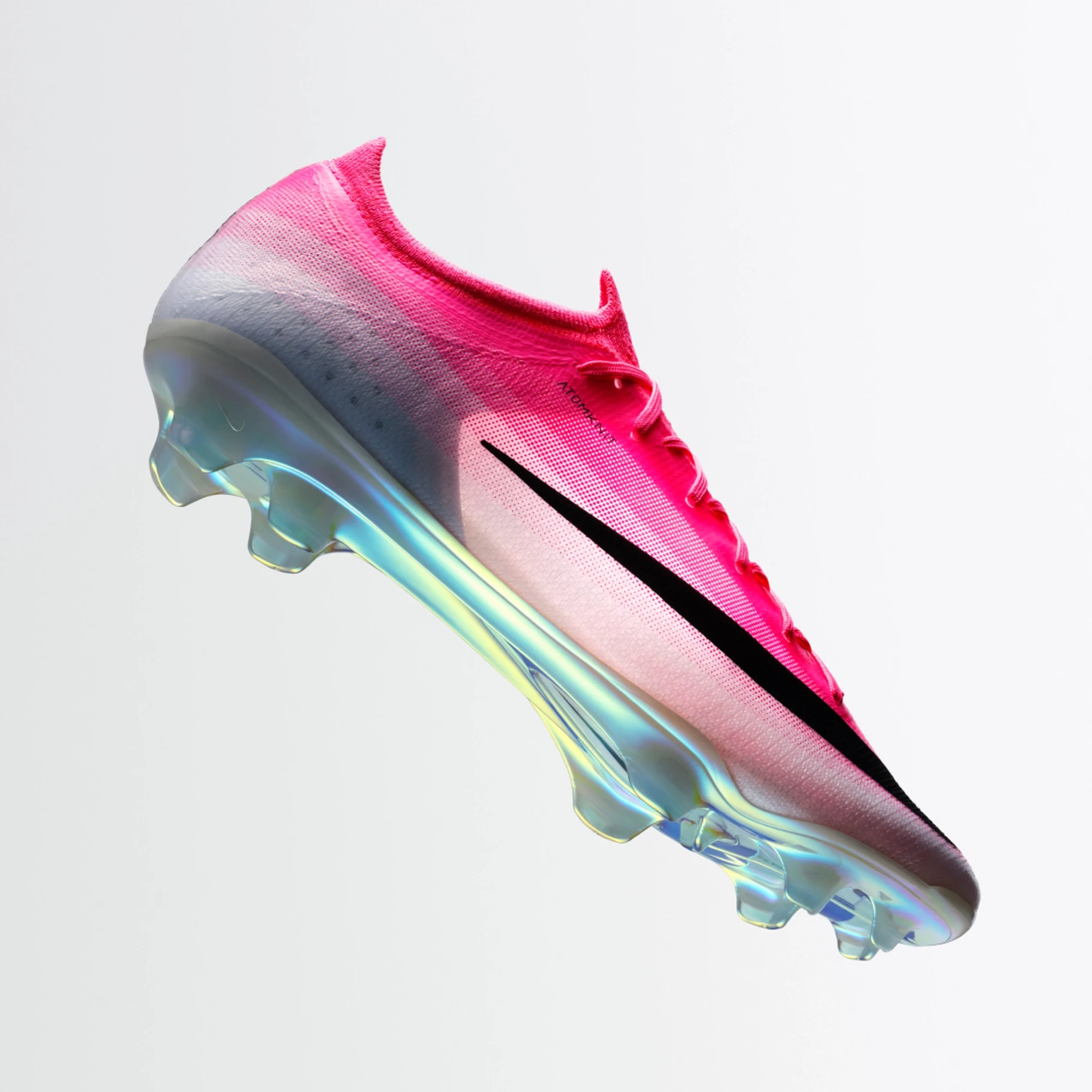 Nike Mercurial Vapor 17 Elite football boot in multicolor launch colorway, profile view showing lightweight construction
