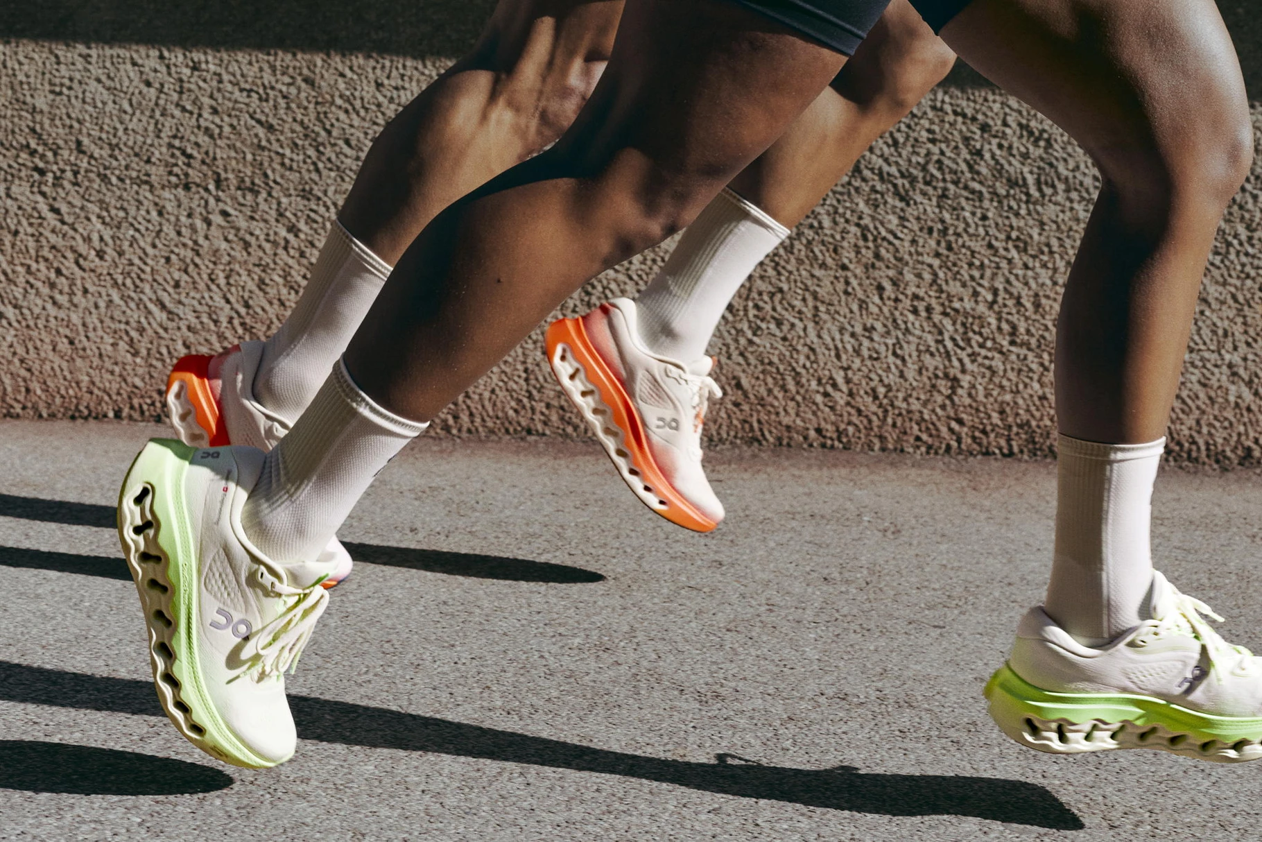 On Cloudsurfer 3 running shoe pair shown in studio product photography