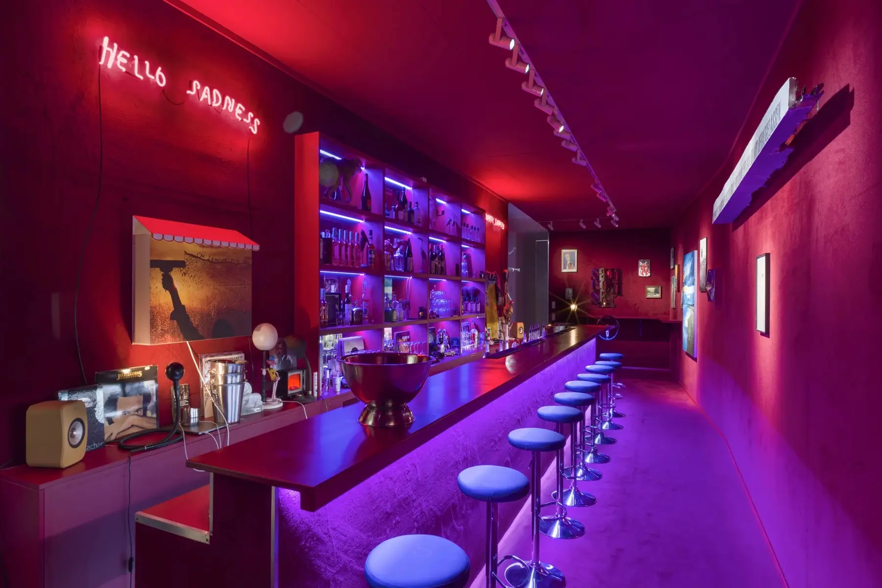 Installation view showing immersive work in the Pace Berlin exhibition space