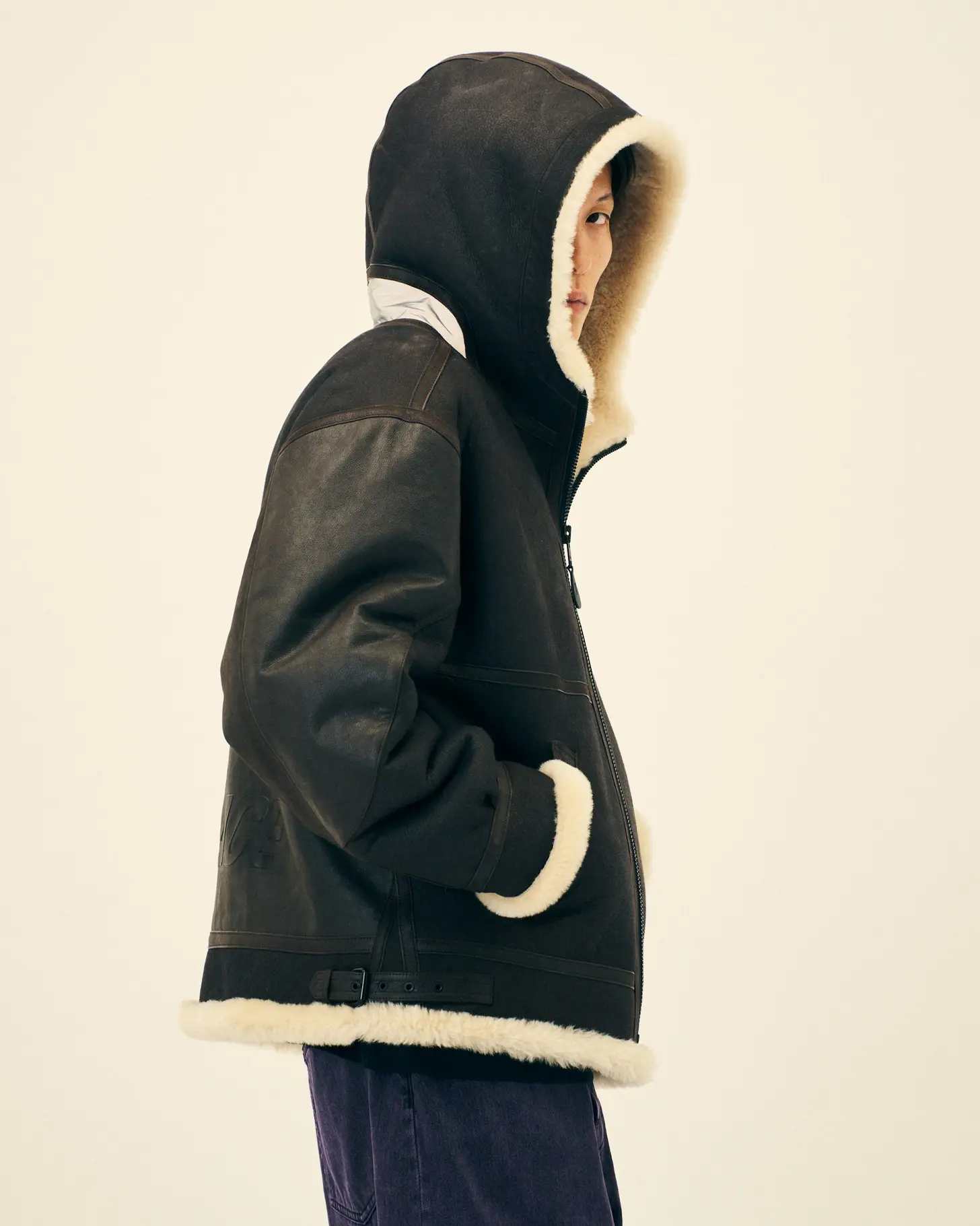 Model in ripstop shell jacket from Palace Winter 2026 lookbook