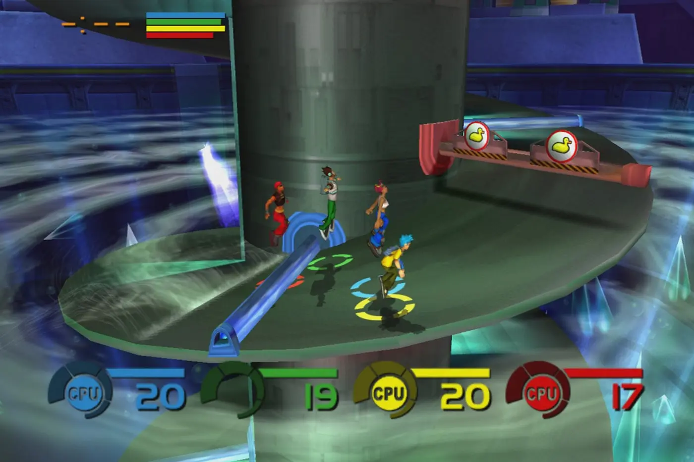 Xbox Backward Compatibility program showing launch titles BLiNX, Conker, Crimson Skies, and Fuzion Frenzy